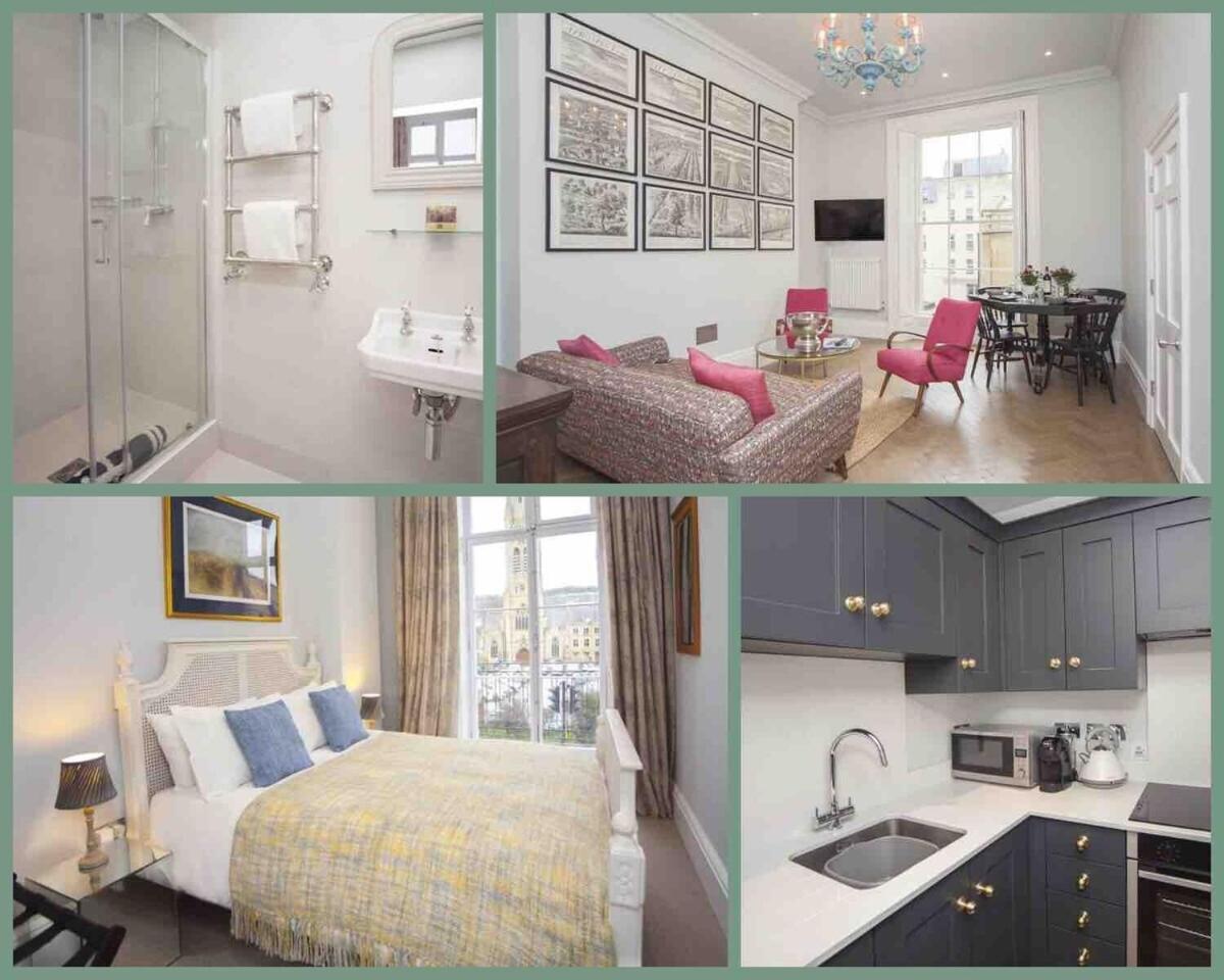 Stylish City Centre Apartment - Bath Kültér fotó